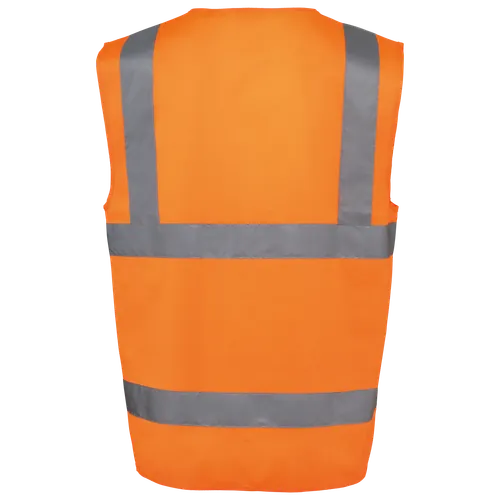 Gilet de sécurité haute visibilité recyclé avec zip unisexe - WK. Designed To Work