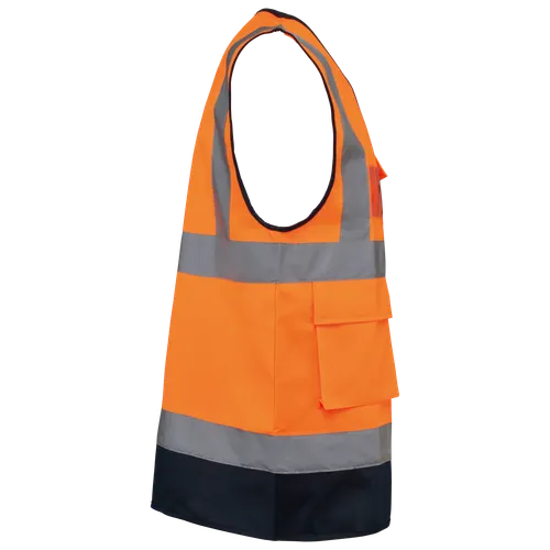 Gilet de sécurité haute visibilité recyclé avec zip unisexe - WK. Designed To Work