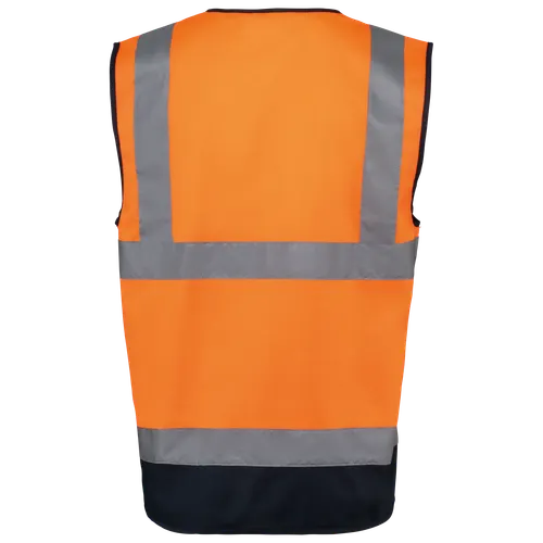 Gilet de sécurité haute visibilité recyclé avec zip unisexe - WK. Designed To Work