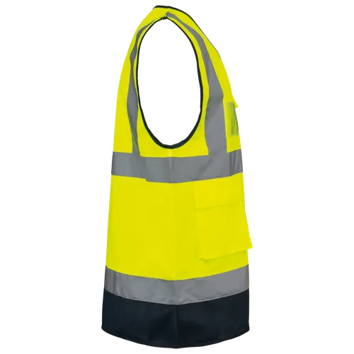 Gilet de sécurité haute visibilité recyclé avec zip unisexe - WK. Designed To Work