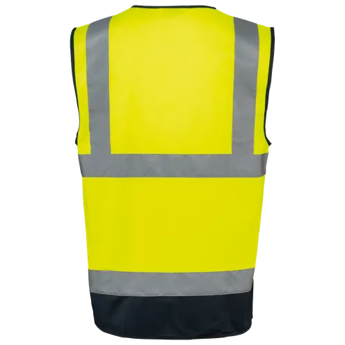 Gilet de sécurité haute visibilité recyclé avec zip unisexe - WK. Designed To Work