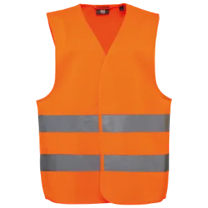 Gilet de visibilité enfant - WK. Designed To Work | Hi Viz Orange