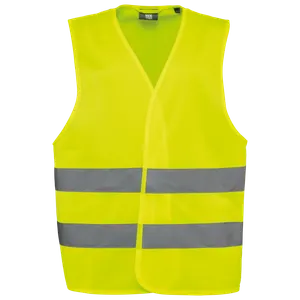 Gilet de visibilité enfant - WK. Designed To Work | Hi Viz Yellow
