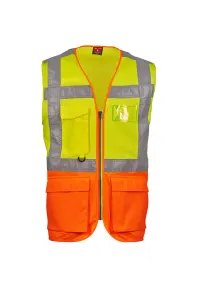 Gilet haute visibilité - EXTRA | Jaune fluo /  orange fluo