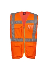 Gilet haute visibilité - EXTRA | Orange fluo