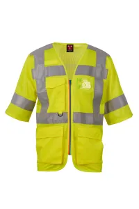 Gilet sans doublure à manches courtes - EXO MESH | Jaune fluo