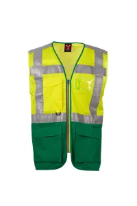 Gilet sans doublure - EXTROVERT MESH | Jaune fluo / Vert gelée