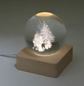 Globe lumineux de Noël personnalisé - Borealis