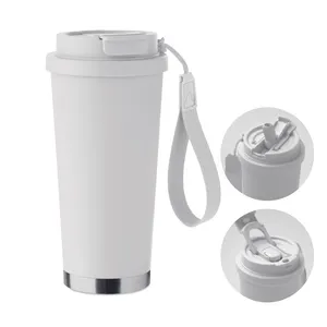 Gobelet double paroi personnalisé 500ml - Topaz Large | Blanc