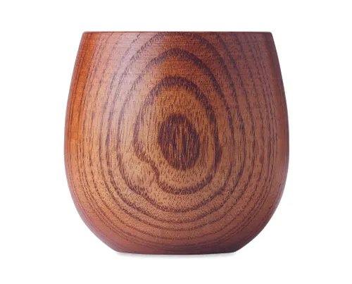 Gobelet en bois de chêne 250 ml - Ovalis personnalisable
