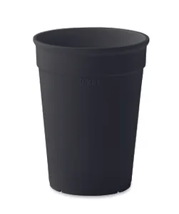 Gobelet en PP recyclé personnalisable 300ml - Awaycup | Noir