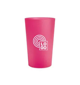 Gobelet plastique réutilisable personnalisé 39 cl ras bord Gobelet plastique réutilisable personnalisé 39 cl ras bord