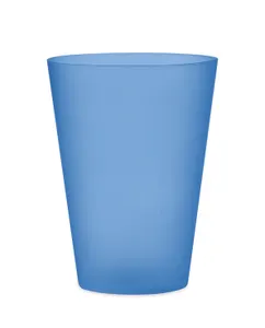 Gobelet réutilisable 300ml publicitaire - Festa Large | Bleu Transparent