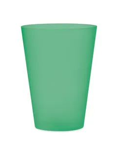 Gobelet réutilisable 300ml publicitaire - Festa Large | Vert Transparent