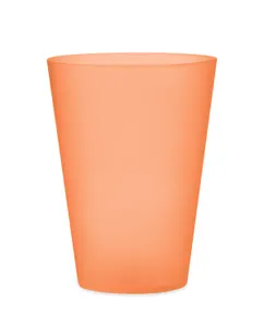 Gobelet réutilisable 300ml publicitaire - Festa Large | Orange Transparent
