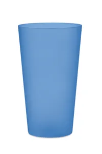 Gobelet réutilisable 500ml personnalisable - Festa Large | Bleu Transparent