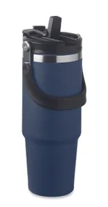 Gobelet thermos acier recyclé 850 ml - Suma Hand | Bleu Marine