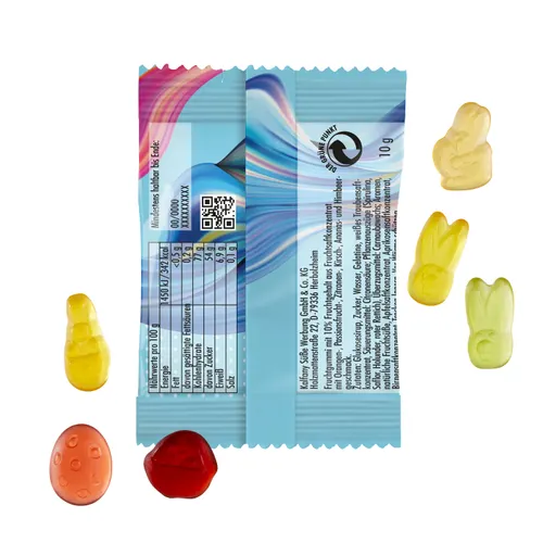 Gomme de fruit 10g mélange de Pâques Express