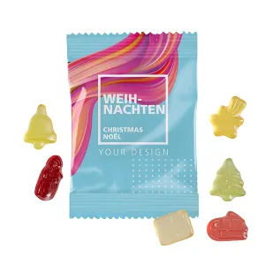 Gomme de fruits 10g mélange de Noël