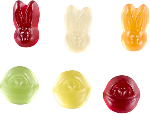 Gommes de fruits pâques  15g