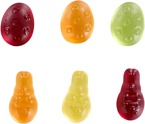 Gommes de fruits pâques  15g