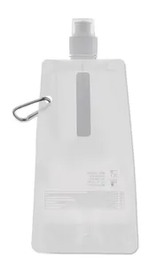 Gourde pliable personnalisable - Gates | White