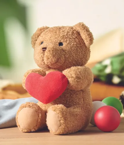 Grand Ourson avec cœur 23cm - Snuggle