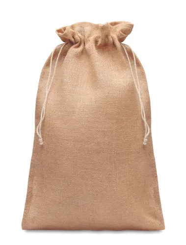 Grand sac cadeau personnalisable en jute 30x47 - Jute Large