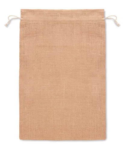 Grand sac cadeau personnalisable en jute 30x47 - Jute Large