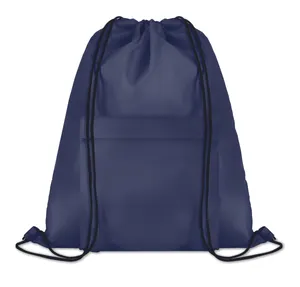 Grand sac cordelette personnalisé - Pocket Shoop | Blue