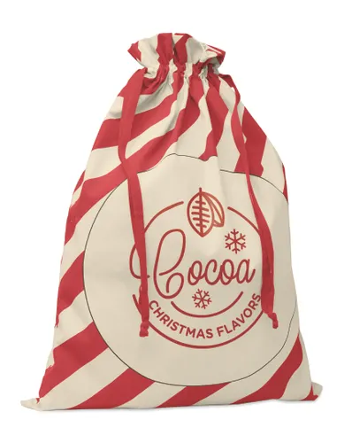 Grand sac coton Père Noël personnalisé - Laukku