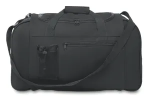 Grand sac de sport publicitaire, 600D - Parana | Black