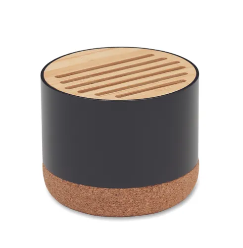 Haut-parleur en liège et alu Rumba personnalisable