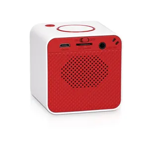 Haut parleur publicitaire, enceinte BT sans fil 3 w | Rouge 08