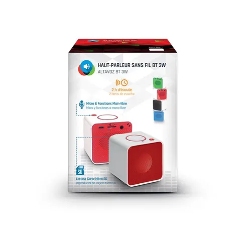 Haut parleur publicitaire, enceinte BT sans fil 3 w