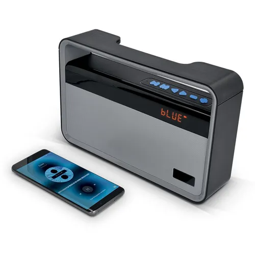 Haut parleur publicitaire, enceinte BT sans fil & radio fm, 10 w (2x 5 w)