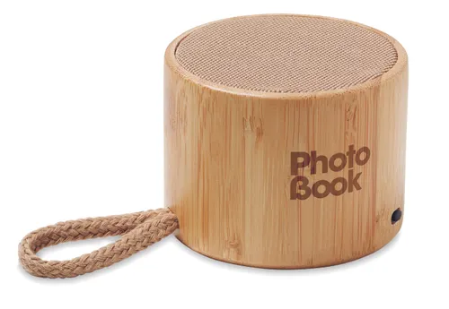 Haut-parleur sans fil bambou personnalisé - Cool