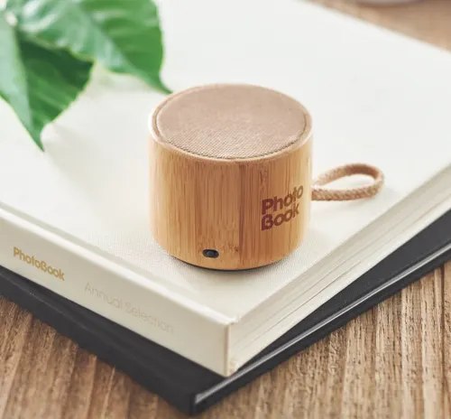 Haut-parleur sans fil bambou personnalisé - Cool