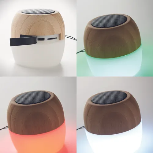 Haut-parleur sans fil en bambou personnalisable - Cleveland