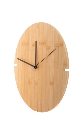 Horloge murale personnalisée en bambou - Tokei