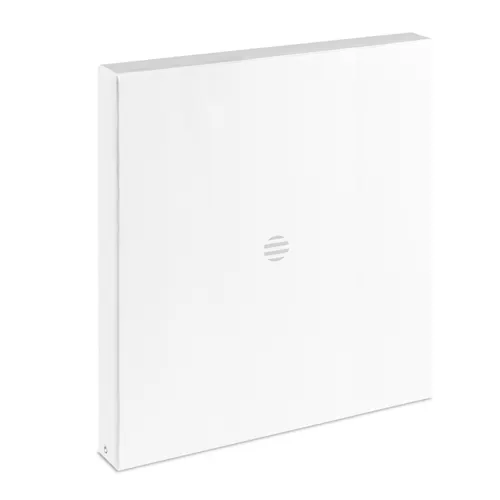 Horloge murale personnalisée fond argent - Rondo