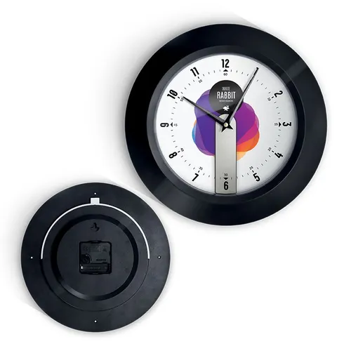 Horloge murale radio pilotée personnalisée