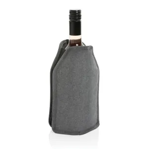 Housse réfrigérante à vin personnalisée Vino en rPET AWARE™ - XD Collection | Gris