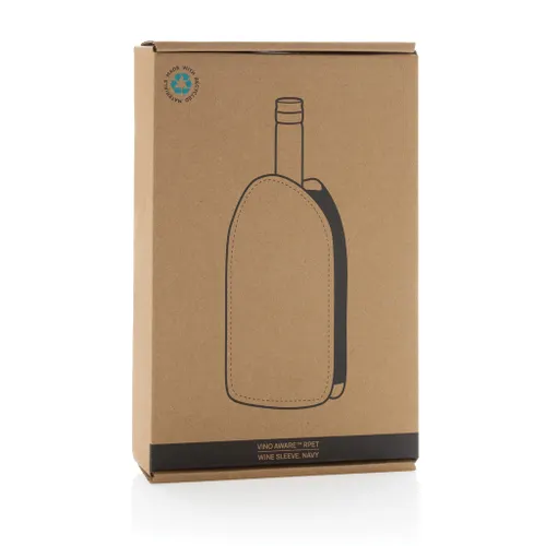 Housse réfrigérante à vin personnalisée Vino en rPET AWARE™ - XD Collection
