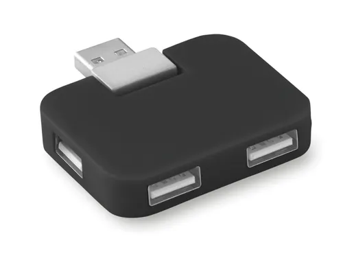 Hub 4 ports USB carré personnalisé