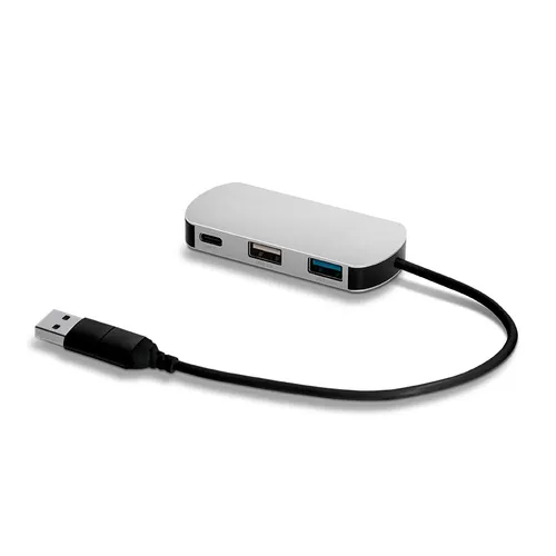 Hub multiports en aluminium recyclé personnalisé