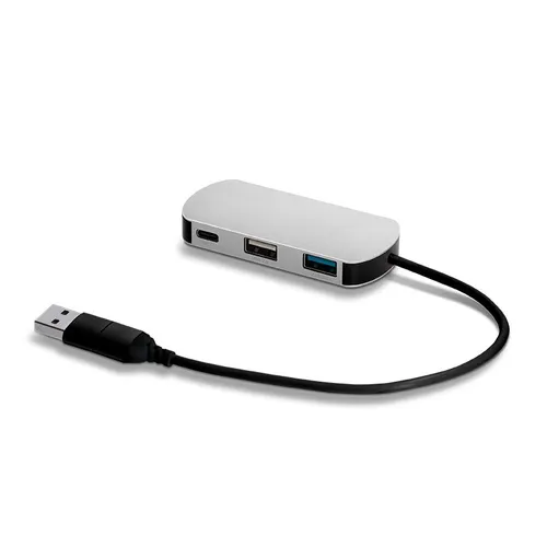 Hub multiports en aluminium recyclé personnalisé