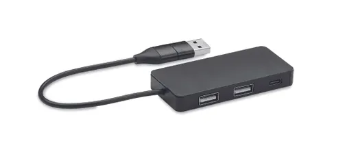Hub USB 3 ports publicitaire avec câble 20cm - Hub-C