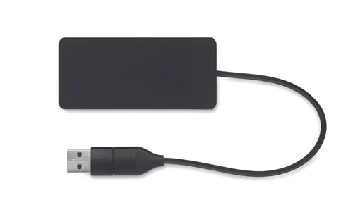Hub USB 3 ports publicitaire avec câble 20cm - Hub-C