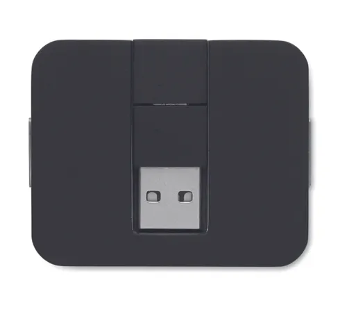 Hub USB 4 ports personnalisable et câble 20cm - Square-C